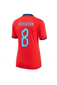 England Jordan Henderson #8 Fotballdrakt Borte Klær Dame VM 2022 Korte ermer